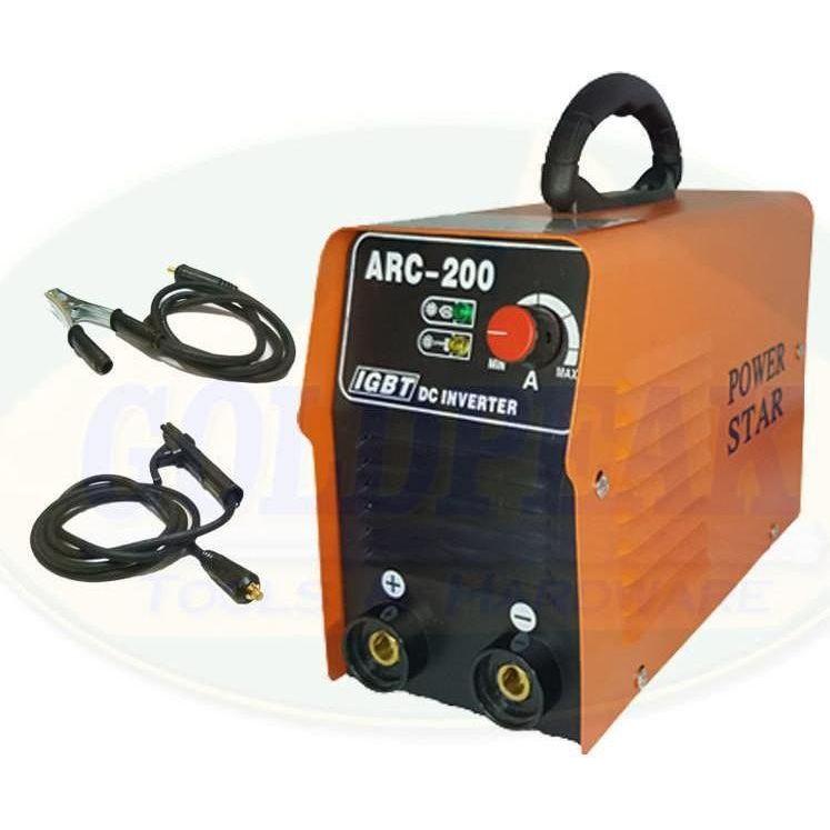 Powerstar ARC 200A DC Inverter Welding Machine - Goldpeak Tools PH Powerstar Powerstar ARC 200A DC Inverter Welding Machine - Goldpeak Tools PH Powerstar